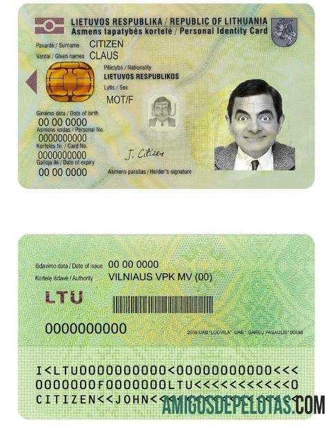 Lithuania ID amostra